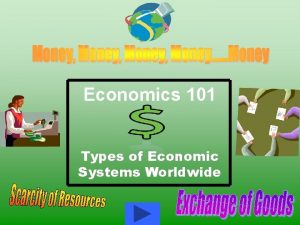 Types of economic systems