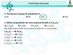 Final s exercises