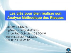 Les cls pour bien raliser son Analyse Mthodique