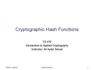 Cs 470