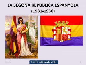 La segona republica i la catalunya autonoma resum