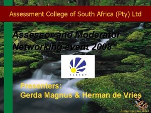 Assessment college of south africa