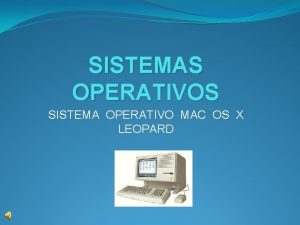 Historia del sistema operativo mac