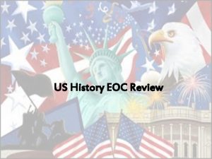 US History EOC Review Civil War and Reconstruction