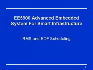 EE 5900 Advanced Embedded System For Smart Infrastructure