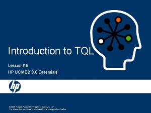 Tql language