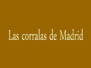 Las corralas