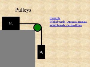 Atwood's machine & inclined plane with friction