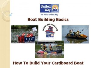 Cardboard boat template