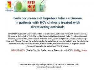 Early occurrence of hepatocellular carcinoma in patients with
