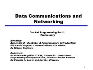 Socket data structure