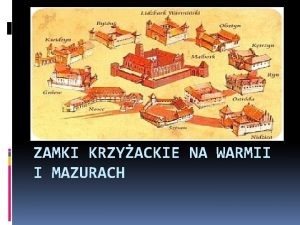 Zamki na mazurach