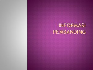 Figur Terkait Informasi Pembanding Laporan Keuangan Pembanding Peroleh