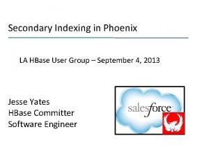 Hbase secondary index