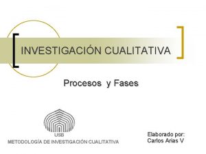 Fases de la investigación cualitativa