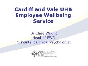 Cardiff and vale employee wellbeing service