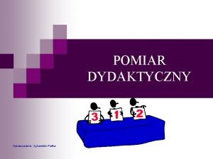 Pomiar dydaktyczny