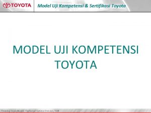 Toyota technician certification Toyota technician certification