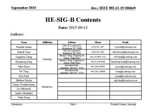 September 2015 doc IEEE 802 11 151066 r