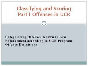 Hierarchy rule of ucr