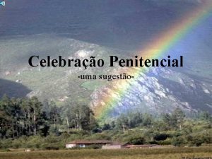 Celebrao Penitencial uma sugesto O Joo e a