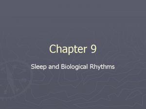 Chapter 9 Sleep and Biological Rhythms Stages of