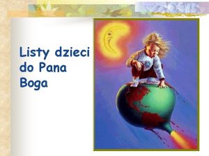 Listy dzieci do pana boga