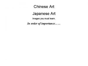 Chinese Art Japanese Art Images you must learn