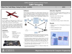 CMPE 450490 Capstone Design Project UAV Imaging Shen