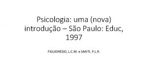Psicologia uma nova introduo So Paulo Educ 1997