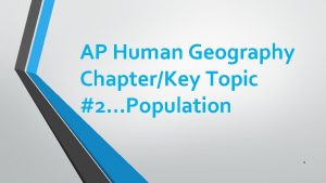 Geodemography definition ap human geography