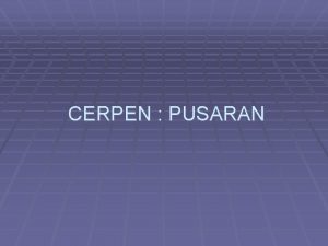 Pendahuluan cerpen