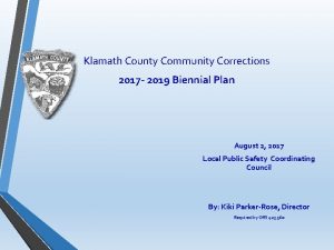 Klamath county community corrections