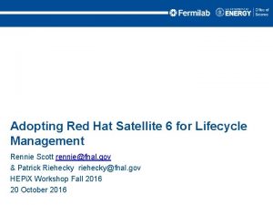 Red hat satellite architecture