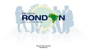 Projeto Rondon Operao Itapemirim ES Oficina Conhecendo as