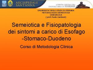 Disfagia paradossa