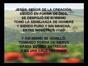 Jess Seor de la Creacin 1 JESS SEOR Jess Seor de la Creacin 1 JESS SEOR