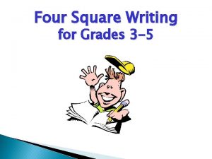 Four square writing examples