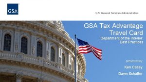 U S General Services Administration GSA Tax Advantage