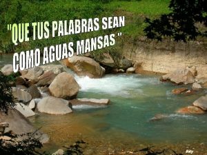 Las aguas mansas