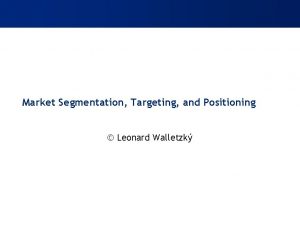 Market coverage strategy