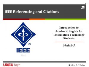 Apa vs ieee