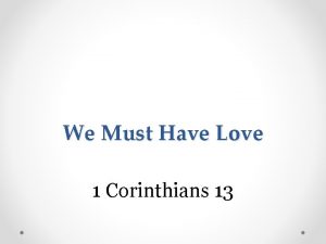 Corinthians 13 4-8