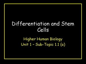 Higher human biology unit 1 questions and answers