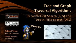 Tree and Graph Traversal Algorithms BreadthFirst Search BFS