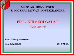 MAGYAR HONVDSG 5 BOCSKAI ISTVN LVSZDANDR PRT KLSZOLGLAT