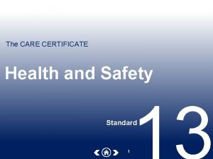 Standard 1 care certificate answers