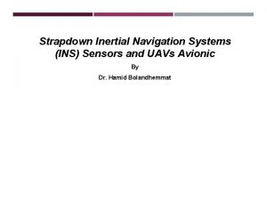 Strapdown inertial system