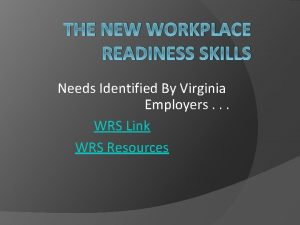 Workplace readiness skills answers