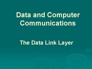 Data link layer